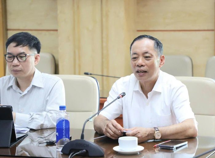Cục trưởng Cục Quản lý Dược Vũ Tuấn Cường phát biểu. Ảnh: Trần Minh