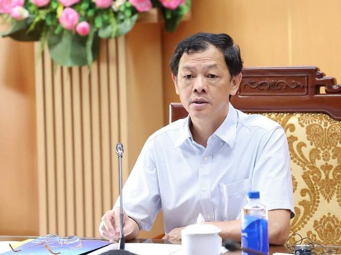 PGS.TS Nguyễn Tri Thức, Thứ trưởng Bộ Y tế phát biểu chỉ đạo. Ảnh: Trần Minh