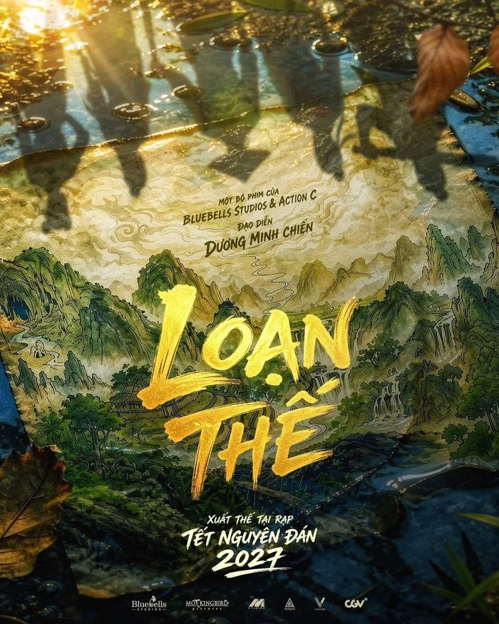 Poster khái niệm của Loạn Thế, xác nhận ra mắt dịp Tết 2027.