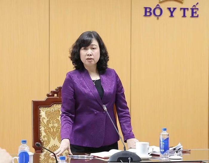 Bộ trưởng Đào Hồng Lan. (Ảnh: MOH)