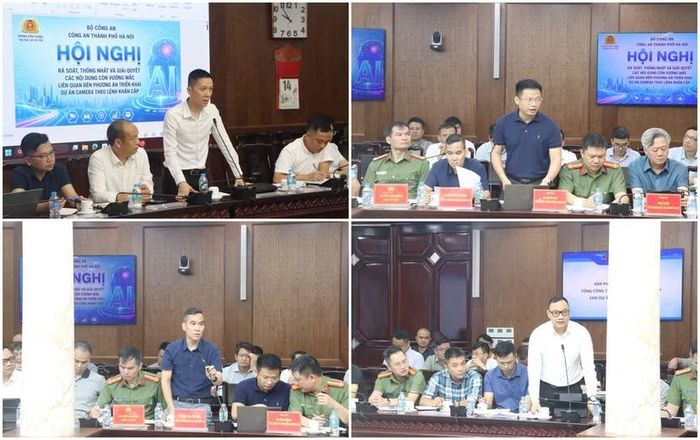 Đại diện các nhà thầu báo cáo tại hội nghị