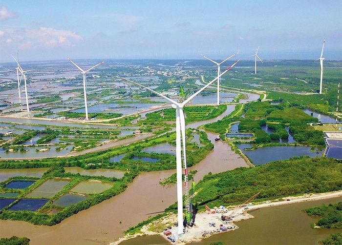 Đẩy mạnh phát triển điện gió. Ảnh: Huy Tự.