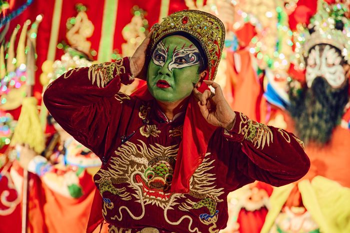 Diễn viên thủ vai Khương Linh Tá trong trích đoạn "Ôn Đình chém Tá".