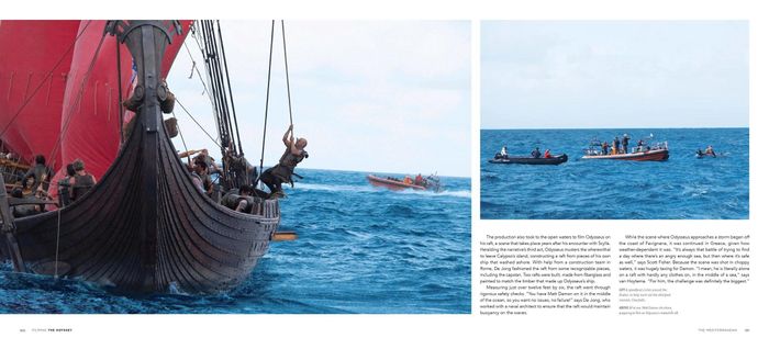Một số trang trong cuốn Filming the Odyssey. Ảnh: Variety.