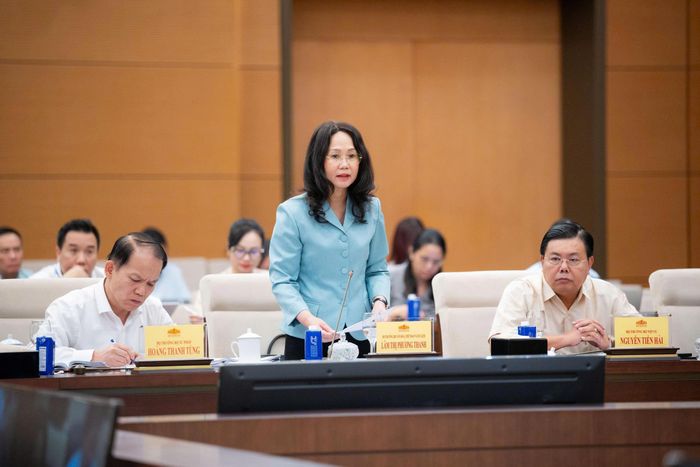  Bộ trưởng Văn hóa, Thể thao và Du lịch Lâm Thị Phương Thanh. Ảnh: Media Quốc hội. 