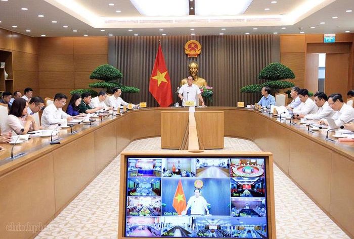 Phó Thủ tướng Lê Tiến Châu phát biểu kết luận cuộc họp - Ảnh: chinhphu.vn/Thu Sa