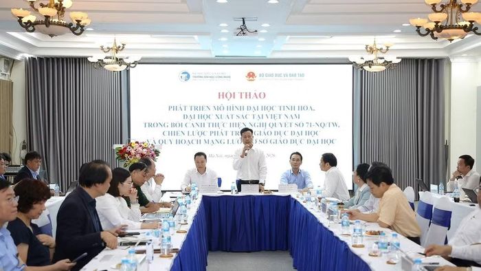 Bộ Giáo dục và Đào tạo tổ chức hội thảo về phát triển đại học tinh hoa, đại học xuất sắc ngày 10/8/2026. (Ảnh: THANH QUÝ)