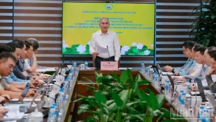 Tập đoàn Công nghiệp Than-Khoáng sản Việt Nam (TKV) triển khai Kết luận của Tổng Bí thư, Chủ tịch nước Tô Lâm và nhiệm vụ Thủ tướng Chính phủ giao về tái cơ cấu TKV và Chiến lược phát triển TKV giai đoạn 2026-2030, định hướng sau năm 2030. (Ảnh: HOÀNG NAM)
