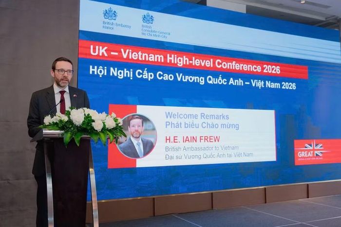 Đại sứ Anh tại Việt Nam Iain Frew. (Ảnh: Đại sứ quán Anh tại Việt Nam)