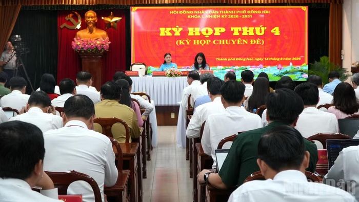 Quang cảnh Kỳ họp chuyên đề Hội đồng nhân dân thành phố Đồng Nai.
