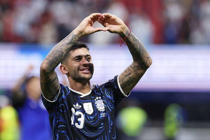 Chuyên gia chuyển nhượng Fabrizio Romano xác nhận Cristian Romero gia nhập Atletico Madrid. Ảnh: Getty 