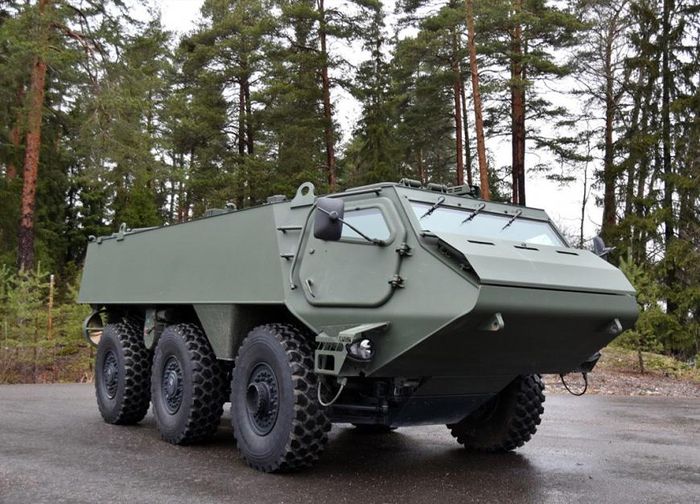  Xe bọc thép chở quân CAVS 6x6. Ảnh: Patria  