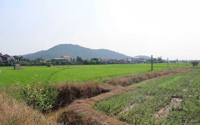 Khu vực dự kiến xây dựng ga Ninh Xá thuộc phường Bắc An Phụ. Ảnh: Nguyễn Hạnh.