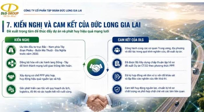 Phần trình bày tham luận của đại diện Tập đoàn Đức Long Gia Lai.