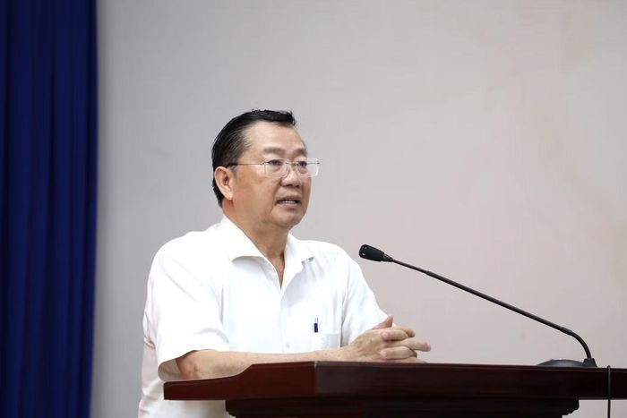 Ông Trần Quang Bảo - Giám đốc Sở Giáo dục và Đào tạo tỉnh An Giang. Ảnh: Nhật Huy.