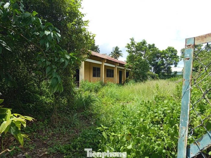 Do lâu ngày không sử dụng, khuôn viên trụ sở đồn biên phòng phủ đầy cỏ dại, cây cối mọc um tùm; nhiều mảng tường loang lổ, phủ rêu, cho thấy công trình đã xuống cấp.