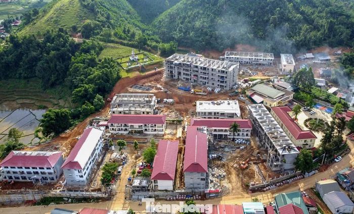 Các trường nội trú vùng biên Thanh Hóa đang được xây dựng, dự kiến phục vụ năm học mới.