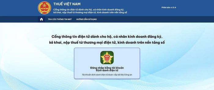 Cổng thông tin điện tử dành cho thương mại điện tử, kinh doanh trên nền tảng số.