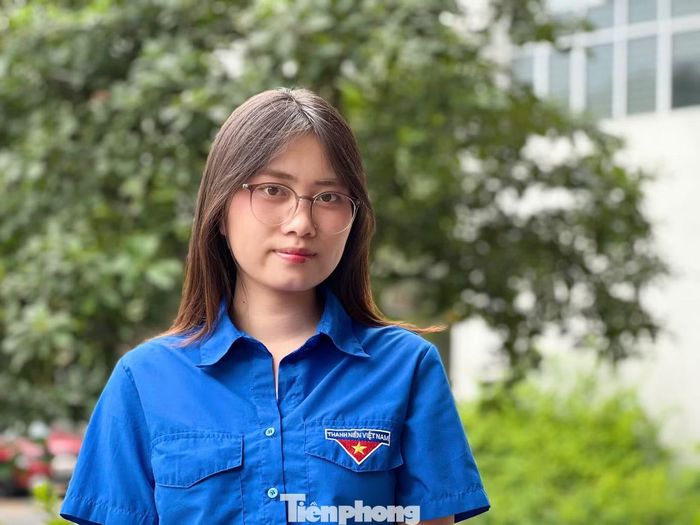 Đoàn viên Lê Thị Trang Đài - Trường Đại học Khoa học Xã hội và Nhân văn TPHCM. Ảnh: Lộc Liên