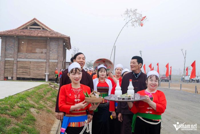 Đám cưới người Mường ở Yên Sơn mai một đang dần được gìn giữ, phục dựng. Ảnh: N.L