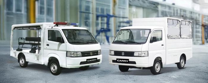 Hai biến thể của Suzuki Carry. Ảnh: Carscoops