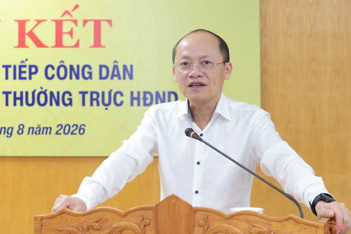 Đồng chí Nguyễn Hồng Lĩnh - Phó Bí thư Thường trực Tỉnh ủy, Chủ tịch HĐND tỉnh phát biểu tại lễ ký kết.