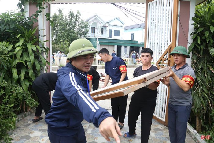 Các lực lượng tiến hành tháo dỡ, di dời tài sản… theo hồ sơ kiểm đếm đã được phê duyệt.