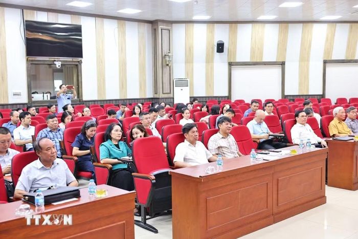 Các đại biểu tham dự Hội thảo khoa học. (Ảnh: Minh Đức/TTXVN)