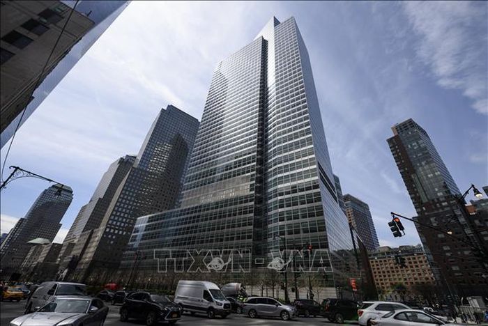 Trụ sở Ngân hàng Goldman Sachs của Mỹ ở New York City. Ảnh minh họa: AFP/TTXVN