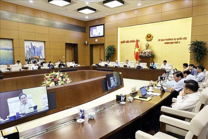 Chủ tịch Quốc hội Trần Thanh Mẫn phát biểu.