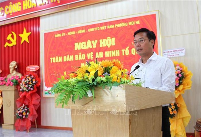 Ông Đinh Văn Tuấn, Phó Chủ tịch UBND tỉnh Lâm Đồng, phát biểu chỉ đạo tại Ngày hội.