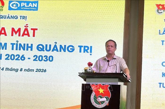 Ông Nguyễn Trần Huy, Phó Chủ tịch HĐND tỉnh Quảng Trị, phát biểu chỉ đạo tại buổi lễ.