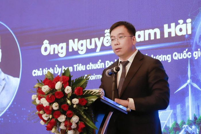 Ông Nguyễn Nam Hải, Chủ tịch Ủy ban Tiêu chuẩn đo lường chất lượng Quốc gia, phát biểu tại Diễn đàn.
