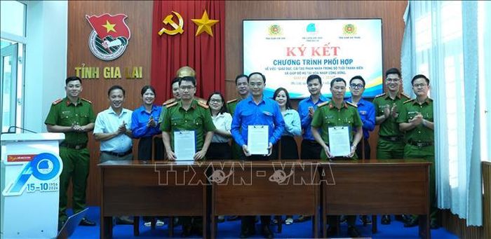 Hội Liên hiệp Thanh niên Việt Nam tỉnh Gia Lai và Trại giam Gia Trung, Trại giam Kim Sơn ký kết Chương trình phối hợp giai đoạn 2026-2030.
