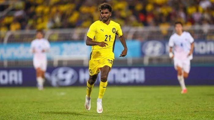 Pavithran Gunalan là một trong những ngôi sao sáng nhất của đội tuyển Malaysia lúc này. Ảnh: AFF.
