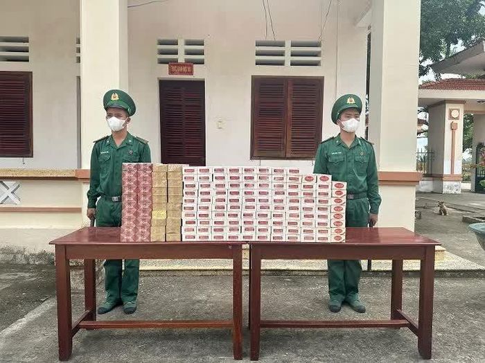Tang vật thu giữ trong một vụ bắt buôn lậu.