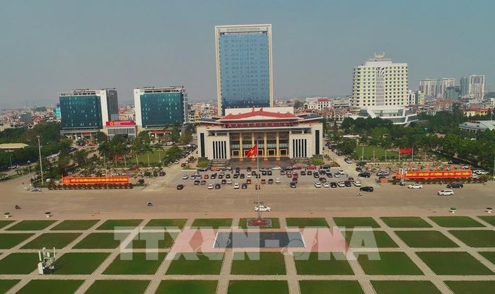 Trung tâm phường Bắc Giang. Ảnh: Danh Lam - TTXVN 