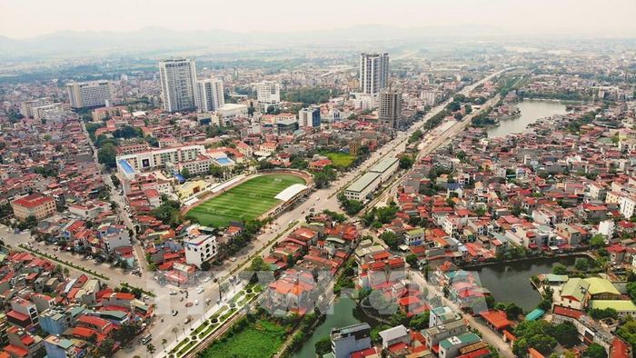 Một góc Trung tâm phường Bắc Giang. Ảnh: Danh Lam - TTXVN 