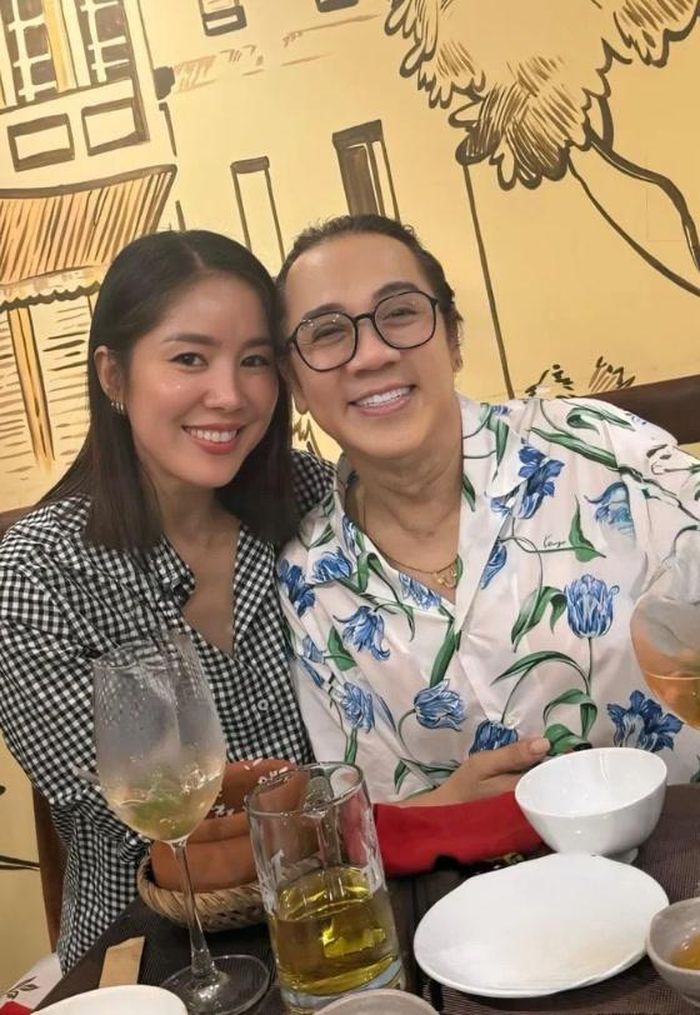 Diễn viên Lê Phương chia sẻ hình ảnh hội ngộ cùng nghệ sĩ Thành Lộc mới đây. Ảnh: FBNV
