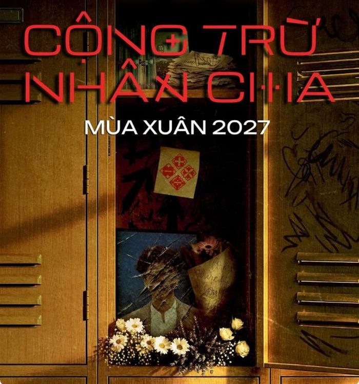 Poster đầu tiên Cộng Trừ Nhân Chia hé lộ màu sắc dark academia và không khí bí ẩn của bộ phim. Ảnh: NSX