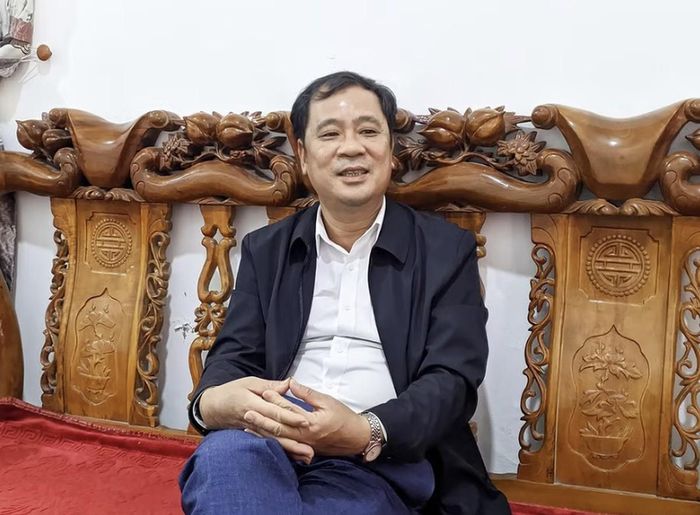 Ông Hồ Tuấn Anh, Hiệu trưởng Trường THCS Quỳnh Phương.