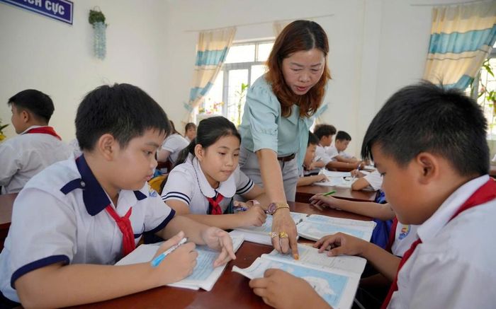 Tỉnh An Giang sắp xếp trường học giảm 613 đầu mối - Ảnh Hoàng Tuấn