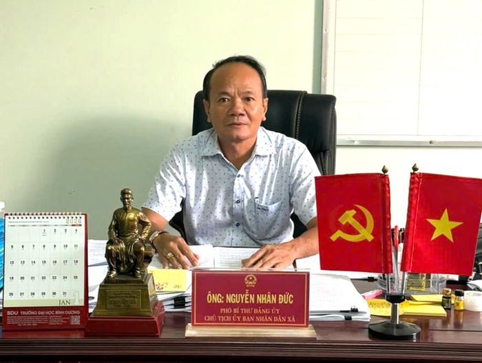 Ông Nguyễn Nhân Đức - Phó Bí thư Đảng ủy, Chủ tịch UBND xã Hồng Dân, tỉnh Cà Mau
