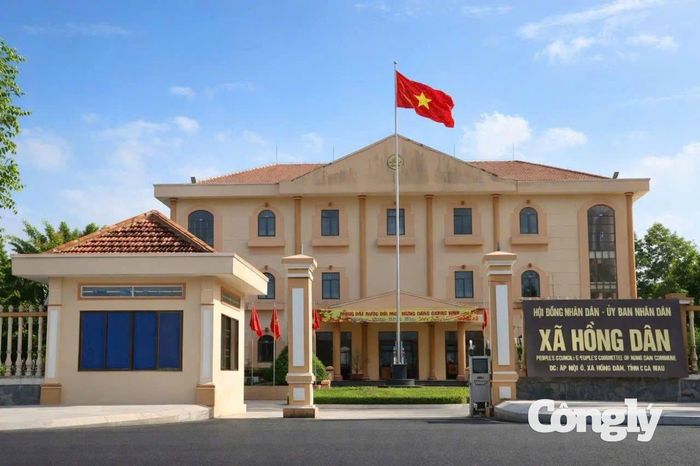 Trụ sở HĐND - UBND xã Hồng Dân, tỉnh Cà Mau