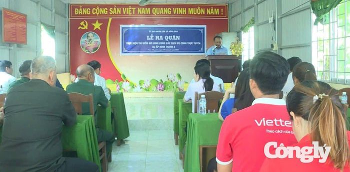 Xã Hồng Dân đã chọn ấp Ninh Thạnh II và Bà Ai I làm địa bàn trọng điểm để ra quân thực hiện thí điểm mô hình Cung cấp dịch vụ công trực tuyến tại địa bàn dân cư
