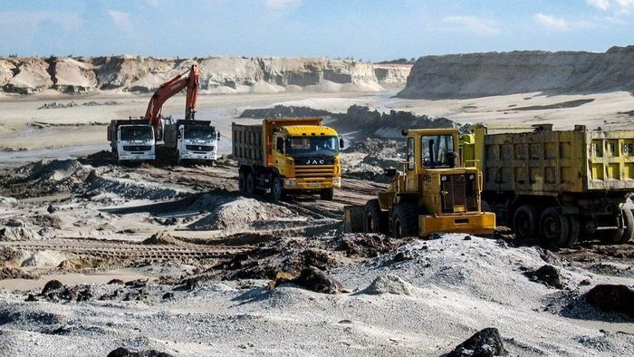 Một góc dự án mỏ sắt Thạch Khê. Ảnh: hatinh.gov.vn