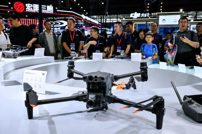 Hội nghị Máy bay không người lái thế giới ở Thâm Quyến, Trung Quốc. ẢNH: AFP.
