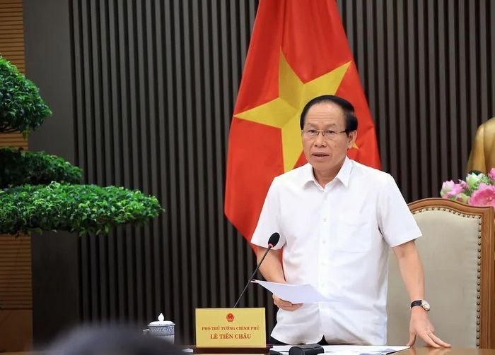 Phó Thủ tướng Chính phủ Lê Tiến Châu phát biểu tại hội nghị. Ảnh: TTXVN