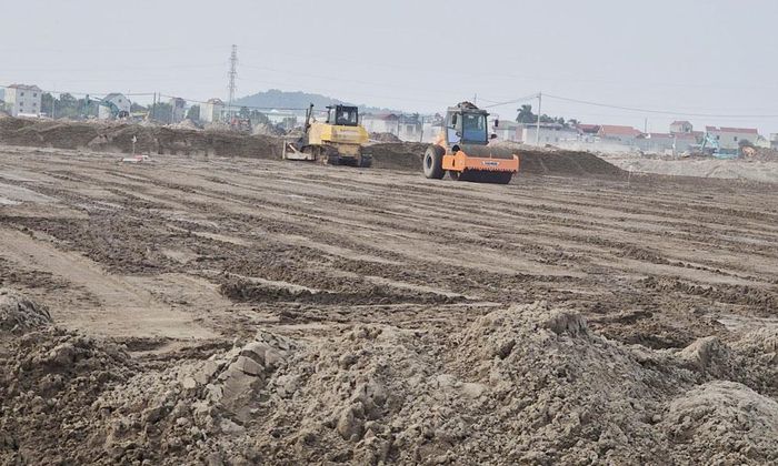 Khu đất của thôn Quỳnh Bội đã được bàn giao để nhà đầu tư xây dựng công trình.