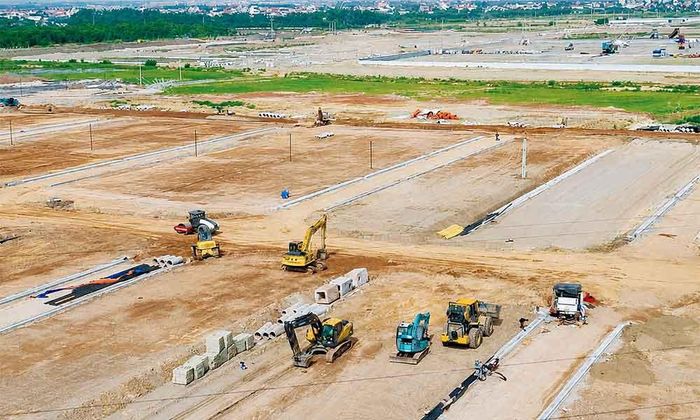 Khu tái định cư phục vụ xây dựng Cảng hàng không quốc tế Gia Bình đang được khẩn trương thi công.